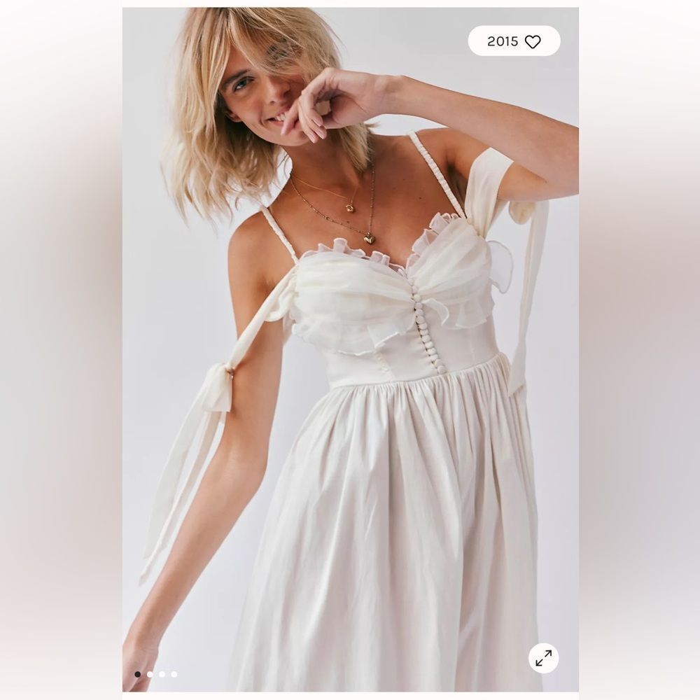 Free People For Love & Lemons Heidi Midi Dress